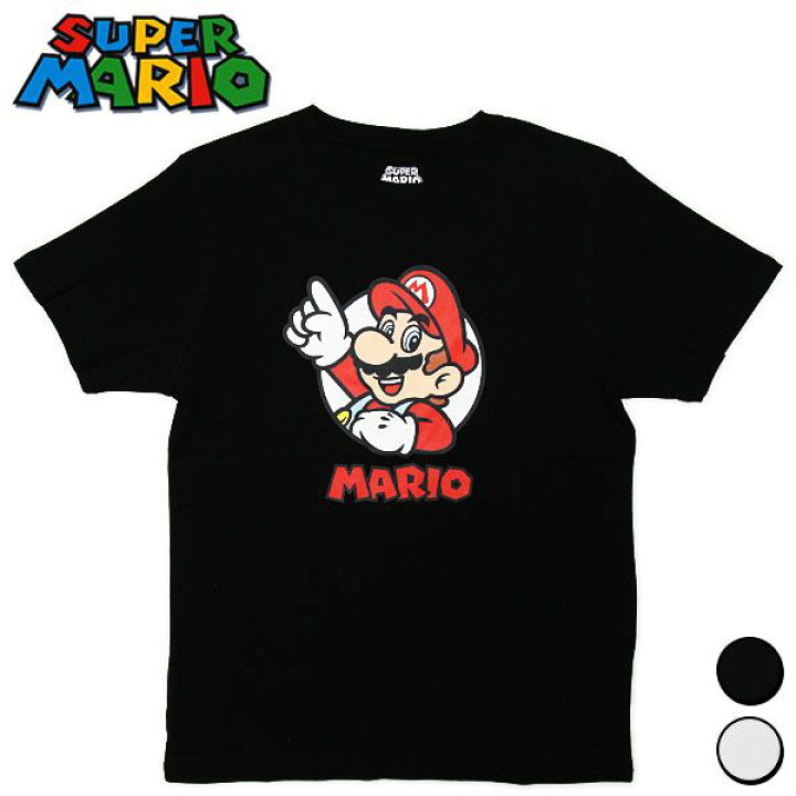 楽天市場】スーパーマリオ 半袖Tシャツ マリオ/アップ メンズ 