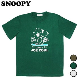 スヌーピー MVS天竺半袖Tシャツ スケボー柄 レディース メンズ ウェア トップス