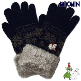 ムーミン スマホ対応手袋 ムーミン/フラワー レディース 防寒対策グッズ