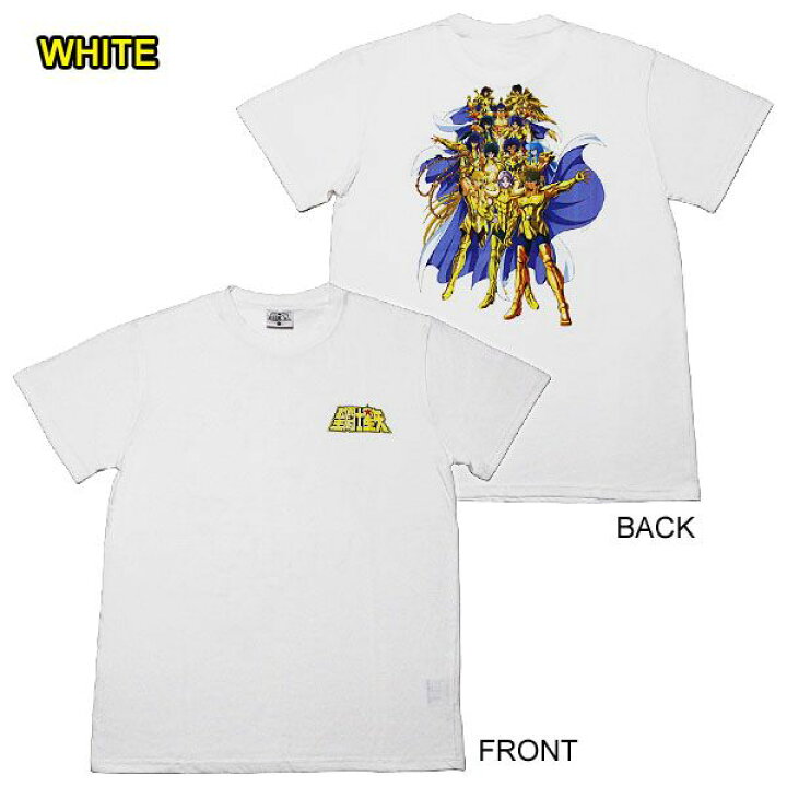 楽天市場】聖闘士星矢 半袖Tシャツ バックプリント/黄金聖闘士 メンズ 