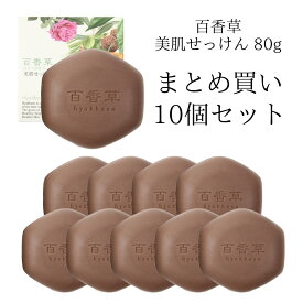 百香草 80g×10個 セット ニキビ ケア 吹き出物 大人ニキビ 思春期ニキビ 背中ニキビ 泡 洗顔 毛穴 ケア ニキビパッチ 不要 ブツブツ 敏感肌 乾燥肌 肌荒れ ボディ 全身使える 洗顔 石鹸 マスク荒れ 百香草美肌せっけん まとめ買い