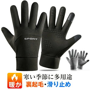 手袋 グローブ 防寒手袋 全指 スマホ対応 全指グローブ 防滴 冬用 撥水加工 撥水手袋 防寒 裏起毛 滑り止め 防風 スマホ手袋 裏フリース 中綿 タッチパネル アウトドア 暖かい 登山 釣り ウォ