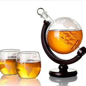 酒器セット徳利?おちょこセット 地球儀 冷酒器 とっくり ガラス 日本酒 グラス おしゃれ ガラス 冷やす 容器 入れ物 酒具 分酒器 業務用 プレゼント ギフト 贈り物 祝い 結婚 誕生日