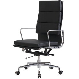 1点 ソフトパッド Hiタイプ W58×D66×H108~115×SH47~54cm イームズチェア イームズ eames アルミナムチェア ハイタイプ ブラック 黒 オフィスチェア おしゃれ【送料無料】