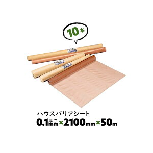 10本 0.1mm厚 2100mm×50m シングル A種 ハウスバリアシート 酒井化学 防湿気密シート【送料無料】