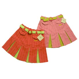 【子供服】バルセロナの令嬢ポップカラーのプリーツスカート（濠Du）100cm 150cm 3歳 12歳 女の子 子供 誕生日プレゼント 子ども 子供服 ブランド 上品 アドゥラブル