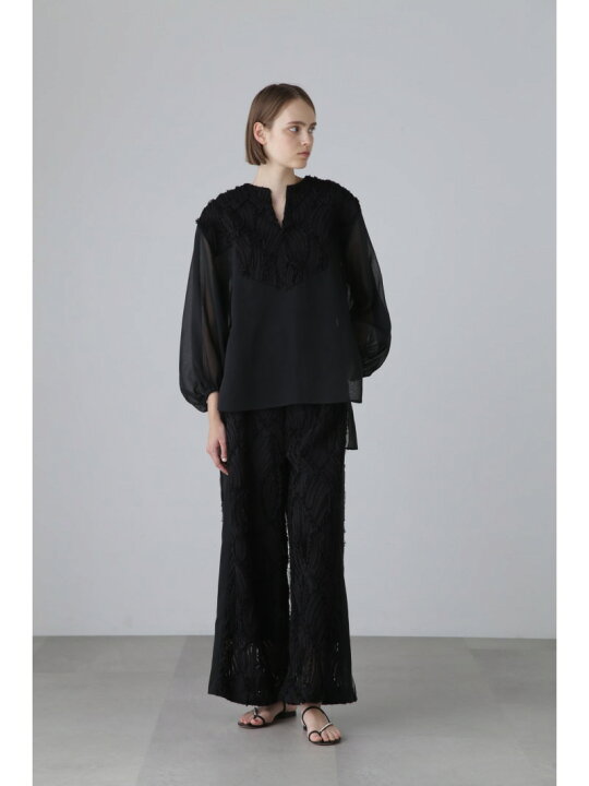 楽天市場】【SALE／50%OFF】◇テープエンブロイダリーブラウス ADORE 