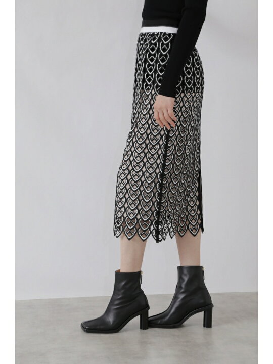 楽天市場】【SALE／50%OFF】フェザー柄レーススカート ADORE アドーア 