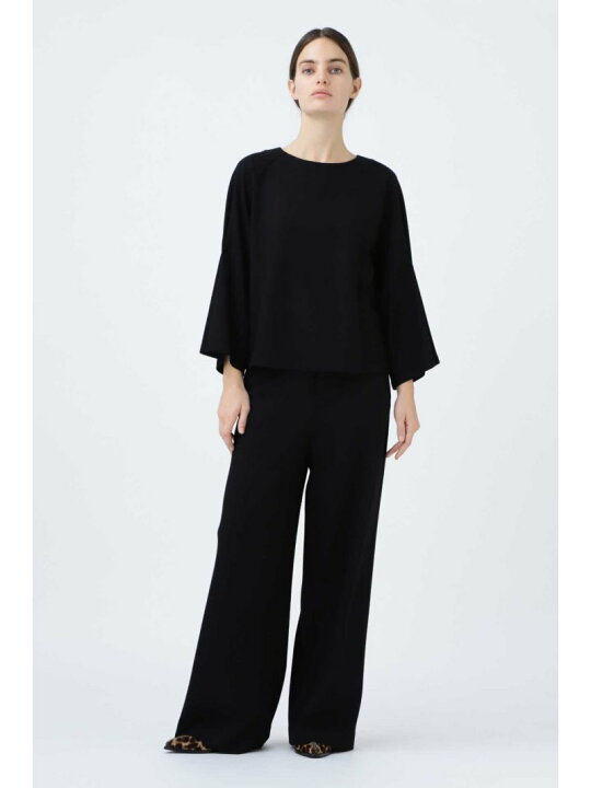 楽天市場】【SALE／70%OFF】ウールスムースワイドパンツ ADORE 