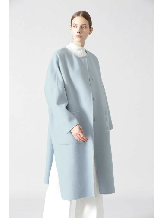 楽天市場】【SALE／70%OFF】2TONEリバーラウンドネックコート ADORE 