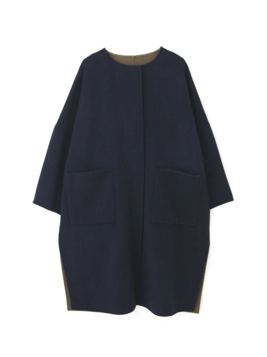 楽天市場】【SALE／70%OFF】2TONEリバーラウンドネックコート ADORE 
