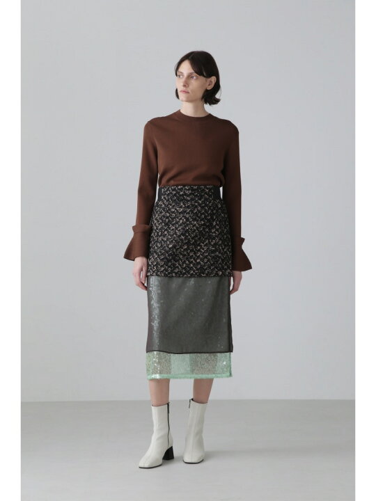 楽天市場】【SALE／57%OFF】◇ダブルラッフルカフニット ADORE 