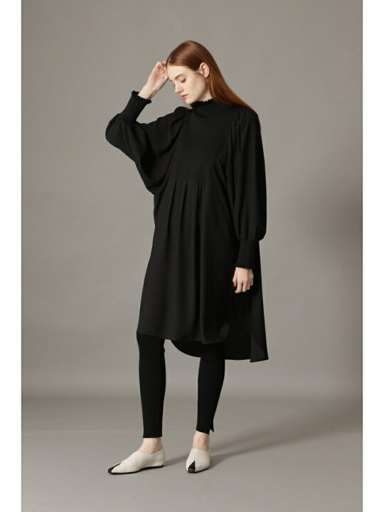 楽天市場】【SALE／50%OFF】ニットドッキングジョーゼットブラウス 