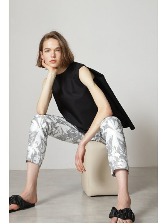 楽天市場】【SALE／50%OFF】フラワージャガードセミワイドパンツ ADORE 