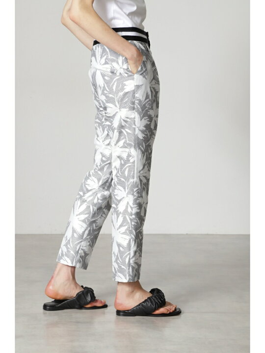 楽天市場】【SALE／50%OFF】フラワージャガードセミワイドパンツ ADORE 