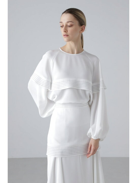 楽天市場】【SALE／50%OFF】◇ステッチジョーゼットブラウス ADORE  