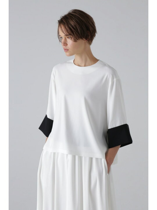 楽天市場】【SALE／50%OFF】◇バイカラージョーゼットブラウス ADORE 