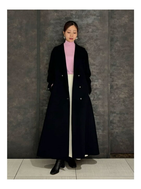 楽天市場】◇ソリッドウールリバーロングコート ADORE アドーア  