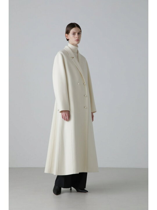 楽天市場】◇ソリッドウールリバーロングコート ADORE アドーア  