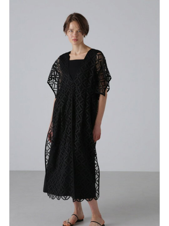楽天市場】＜BLACK LABEL＞サークルモチーフレースワンピース ADORE 