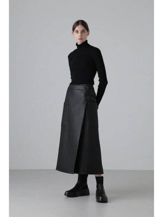 楽天市場】【SALE／60%OFF】キルティングフェイクレザースカート ADORE  