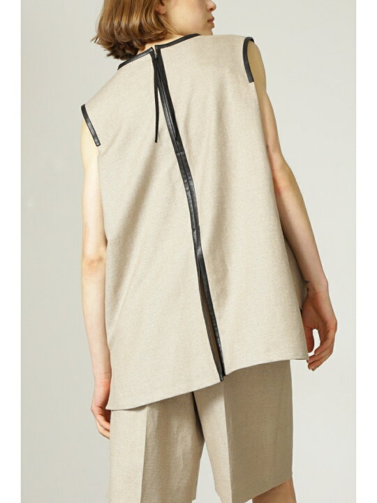 楽天市場】【SALE／50%OFF】麻混オックスパイピングブラウス ADORE 