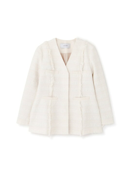 楽天市場】【SALE／50%OFF】◇テープヤーンツィードジャケット ADORE 