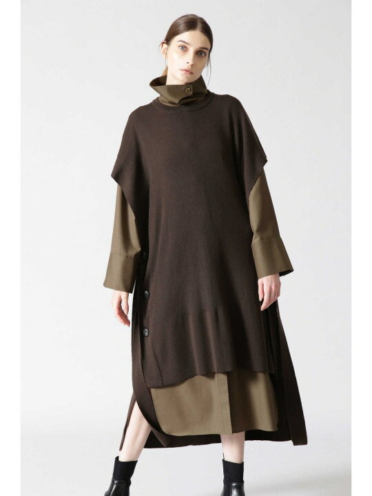 楽天市場】【SALE／50%OFF】ワンピース+ウールポンチョ ADORE アドーア  