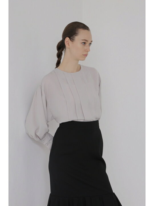 楽天市場】【SALE／50%OFF】ライトジョーゼットタックブラウス ADORE  