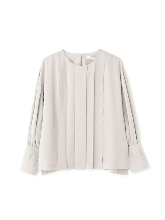 楽天市場】【SALE／50%OFF】ライトジョーゼットタックブラウス ADORE 