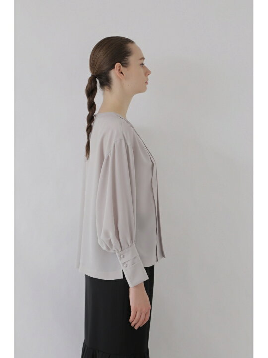 楽天市場】【SALE／50%OFF】ライトジョーゼットタックブラウス ADORE  