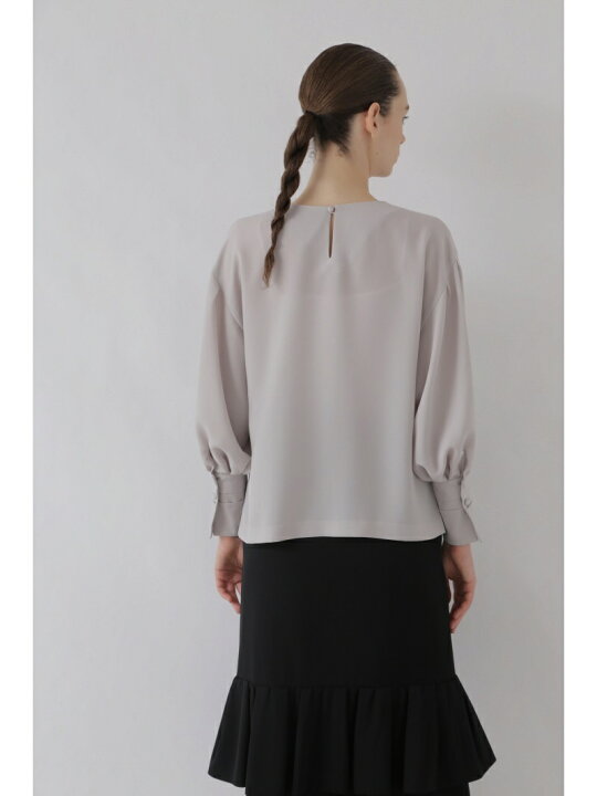 楽天市場】【SALE／50%OFF】ライトジョーゼットタックブラウス ADORE  