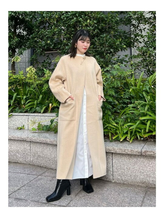 楽天市場】ピュアカシミヤコート ADORE アドーア ジャケット・アウター  