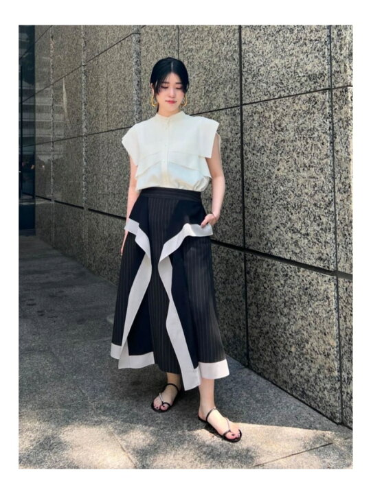 楽天市場】◇ソフトジョーゼットノースリーブブラウス ADORE アドーア  