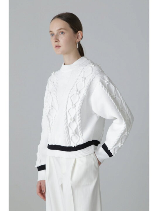 楽天市場】【SALE／57%OFF】◇ポップコーンニットプルオーバー ADORE 
