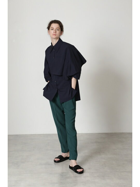 楽天市場】◇バイオツイルケープパフスリーブシャツ ADORE アドーア  