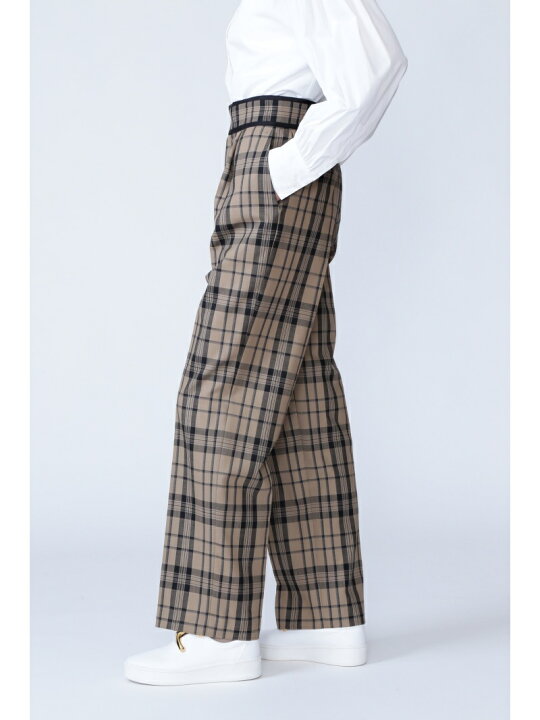 楽天市場】【SALE／50%OFF】ウールチェックパンツ ADORE アドーア 