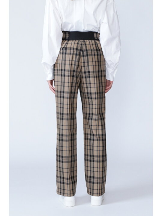 楽天市場】【SALE／50%OFF】ウールチェックパンツ ADORE アドーア 