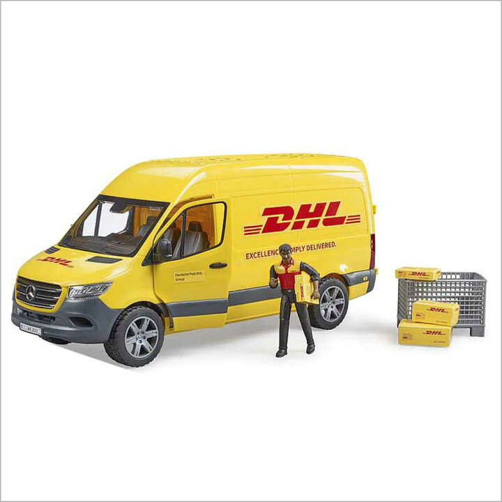 楽天市場】ラッピング可 働く車 MB DHL フィギュア付 BR02671 知育遊び 