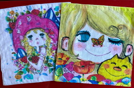 2024水森亜土のおもちゃ箱画廊オリジナルハンドタオル