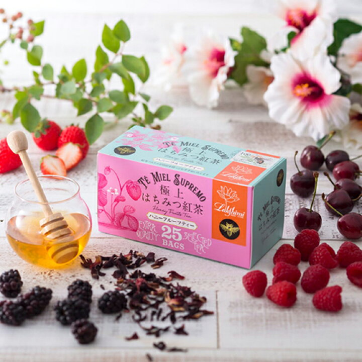 楽天市場】紅茶専門店 ラクシュミー 極上はちみつ紅茶 ハニーフルーツ