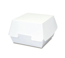 ハンバーガー 用 テイクアウト 紙容器 ・ 紙箱 EC6 白 800入【あす楽対応】【HLS_DU】
