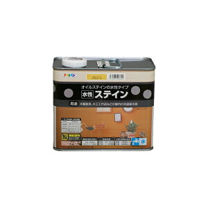 水性塗料・ペンキ アサヒペン 水性ステイン ライトオーク(2L)浸透性、耐光性に優れ、木目が映える。木製家具や屋内の木部に
