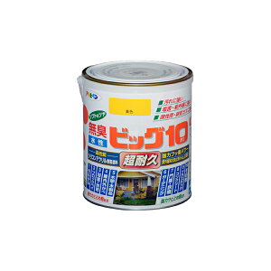 水性ビッグ10多用途 1.6L 黄色 アサヒペン 水性塗料 ペンキ 塗装 イエロー