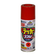 スプレー塗料 アサヒペン アスペンラッカースプレー 赤 300ml