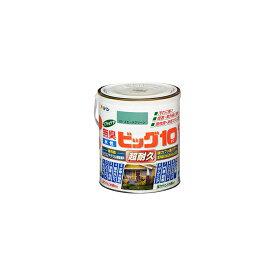 水性ビッグ10多用途 アサヒペン 1.6L 239スモークグリーン 水性塗料 塗装 ペンキ