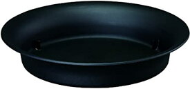 鉢皿ノア 3号 ブラック 大和プラスチック