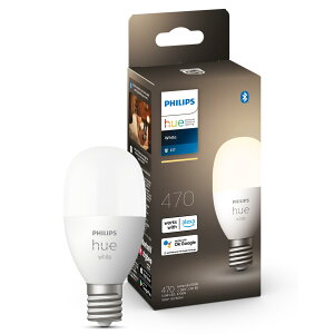 �y�����zPhilips Hue �X�}�[�g�d�� �z���C�g e17 40w �� �t�B���b�v�X�q���[ �X�}�[�g�Ɩ� LED �d�� �A���N�T�Ή� 470lm �d���F �X�}�[�g���C�g ���� �X�}�[�g�z�[�� �ԐڏƖ� �������� �A�v������ 