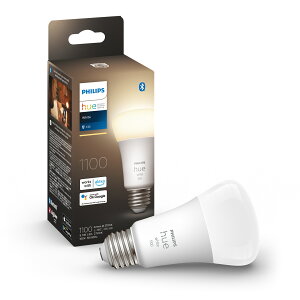�y�����zPhilips Hue �X�}�[�g�d�� �z���C�g e26 75w �� �t�B���b�v�X�q���[ �X�}�[�g�Ɩ� LED �d�� �A���N�T�Ή� 1100lm �d���F �X�}�[�g���C�g ���� �X�}�[�g�z�[�� �ԐڏƖ� �������� �A�v������ 