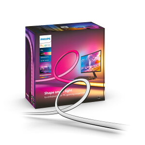 �y�����zPhilips Hue Gradient PC strip �� �t�B���b�v�X�q���[ �e�[�v���C�g ���j�^�[�p �Q�[�~���O���C�g led�e�[�v �������F ��t�ȒP �O���f�[�V���� 1600���F �}���`�J���[ PC���C�g���{�� �Ԑڏ�